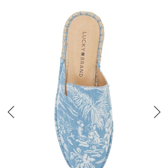 LUCKY BRAND Canvas Toile Slip On Espadrilles - Picture 8 of 9